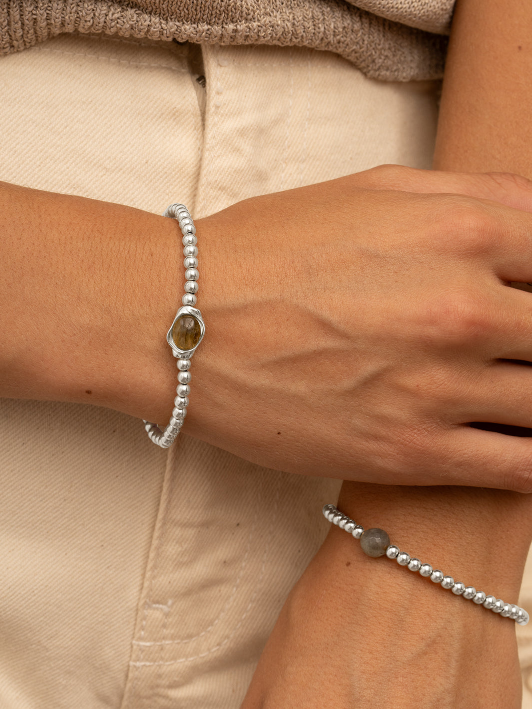 Flow Armband Labradorite