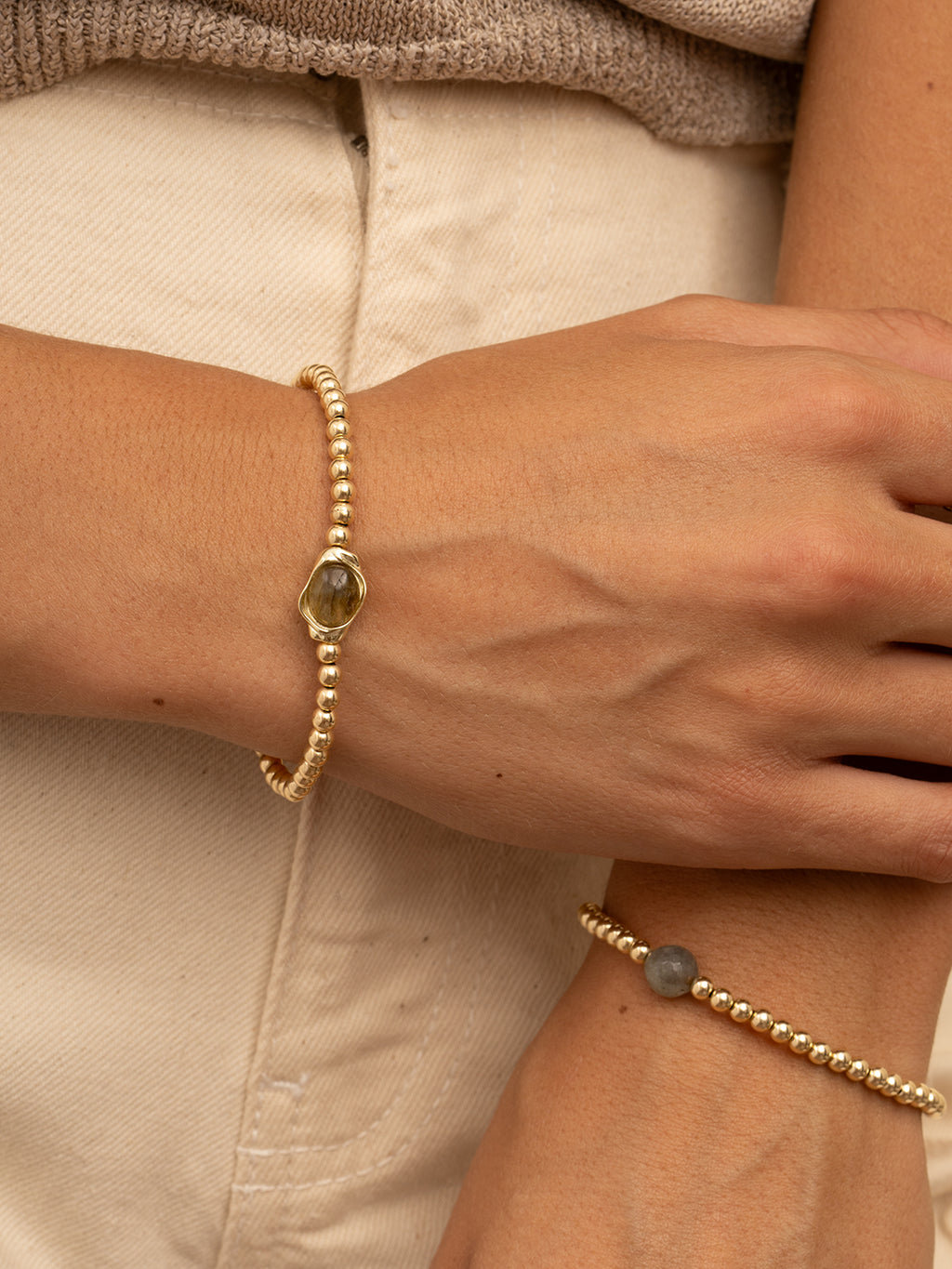 Flow Armband Labradorite