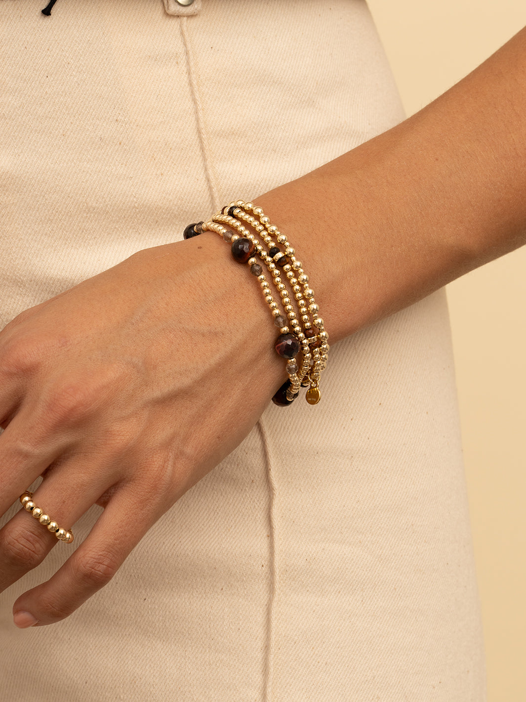 Interstellar Armband Multi Gem - Mulberry