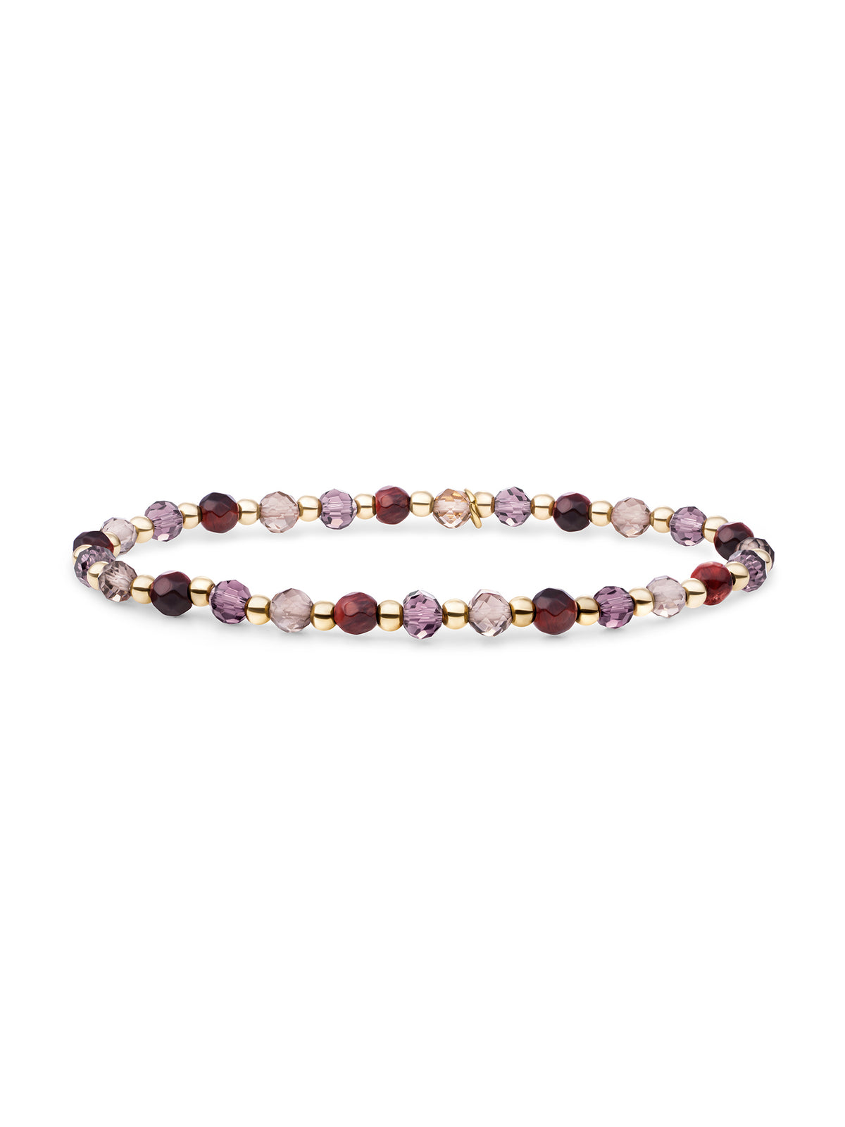 Interstellar Armband Multi Gem - Mulberry