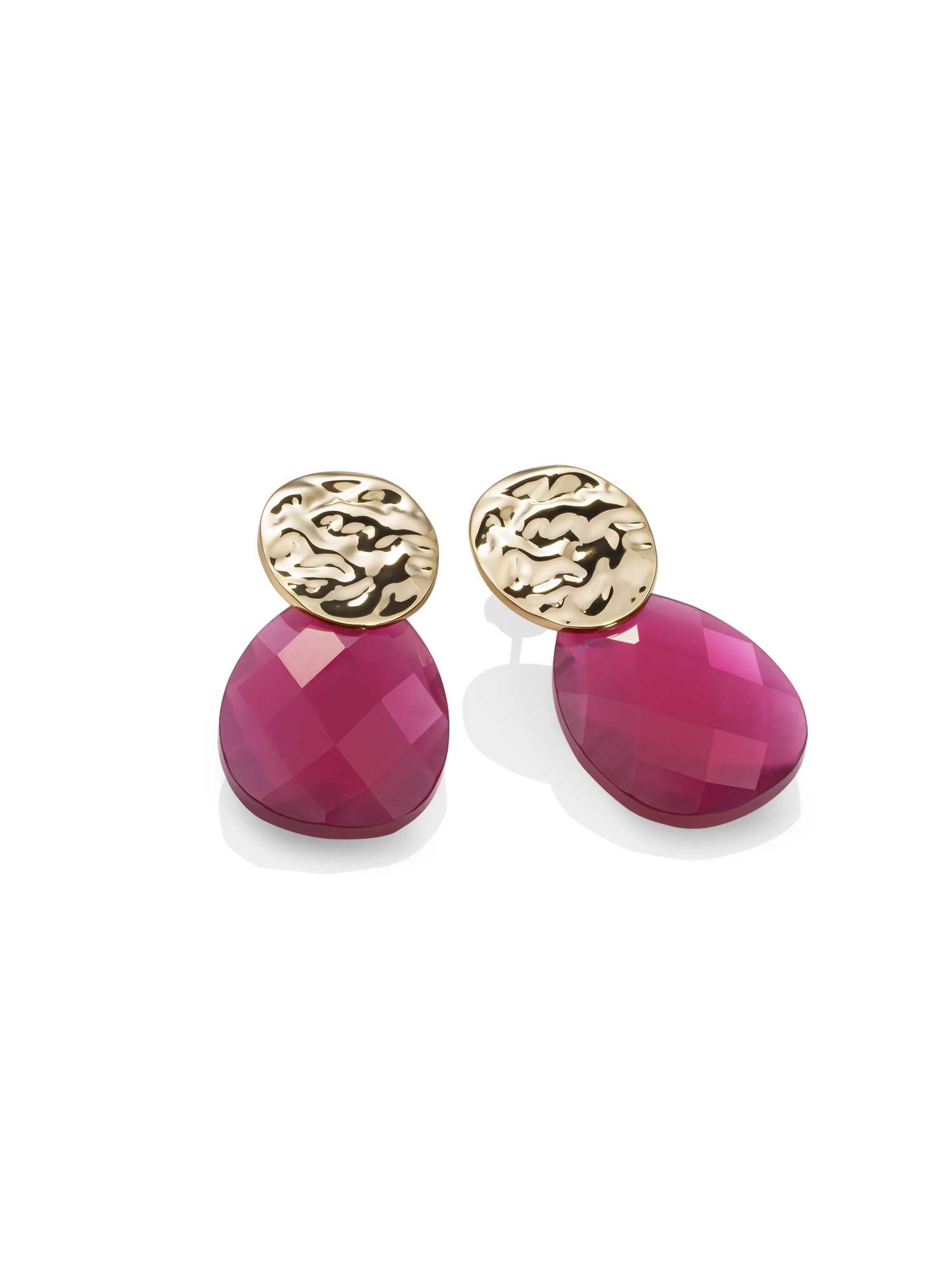 Candy Jade Afterglow Fuse Push Back Oorbellen Set - Gold Plated - Sets