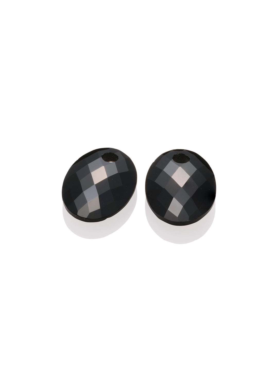 Onyx Medium Oval oorbel Edelstenen