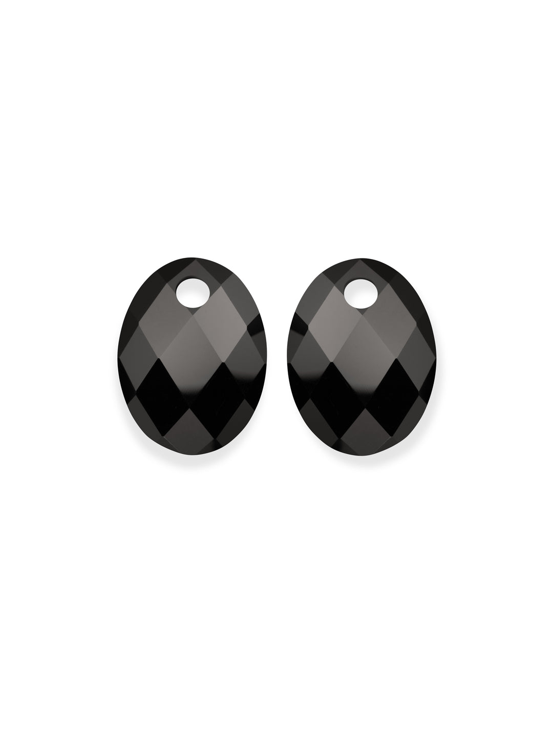 Onyx Medium Oval oorbel Edelstenen