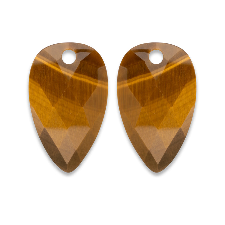 Tiger Eye - Blossom Earring Gemstones