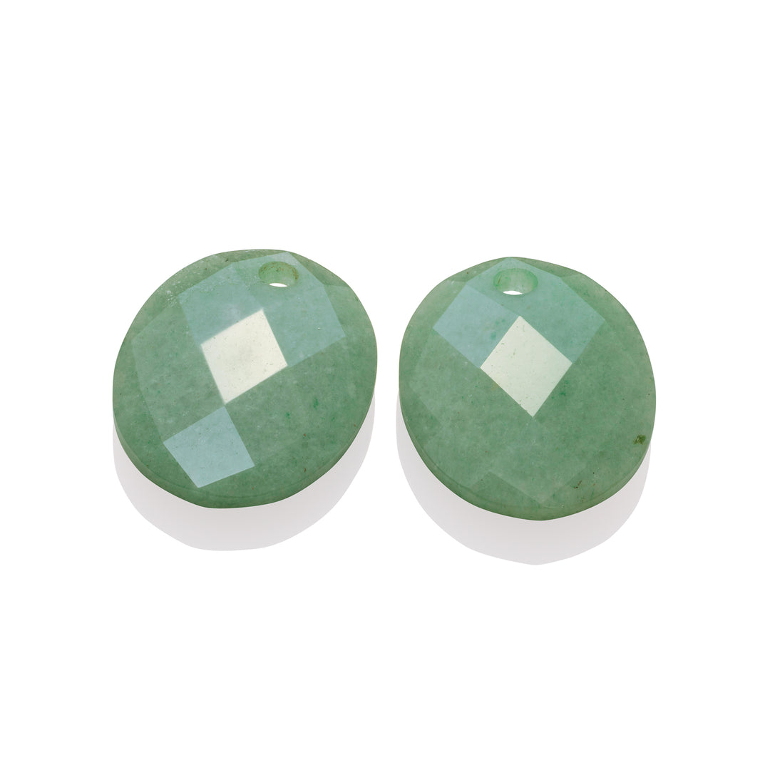Green Aventurine Large Oval Earring Gemstones
