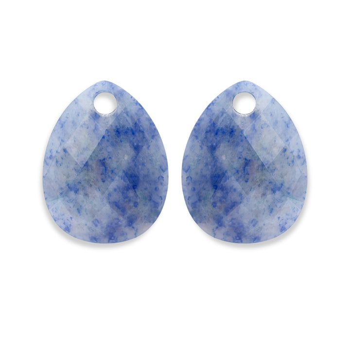 Blue Aventurine Afterglow Ohrringe-Edelsteine