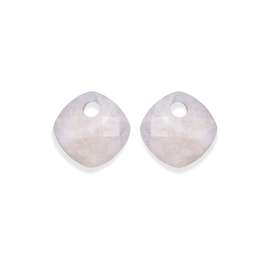 Moonstone Cushion Cut Earring Gemstones