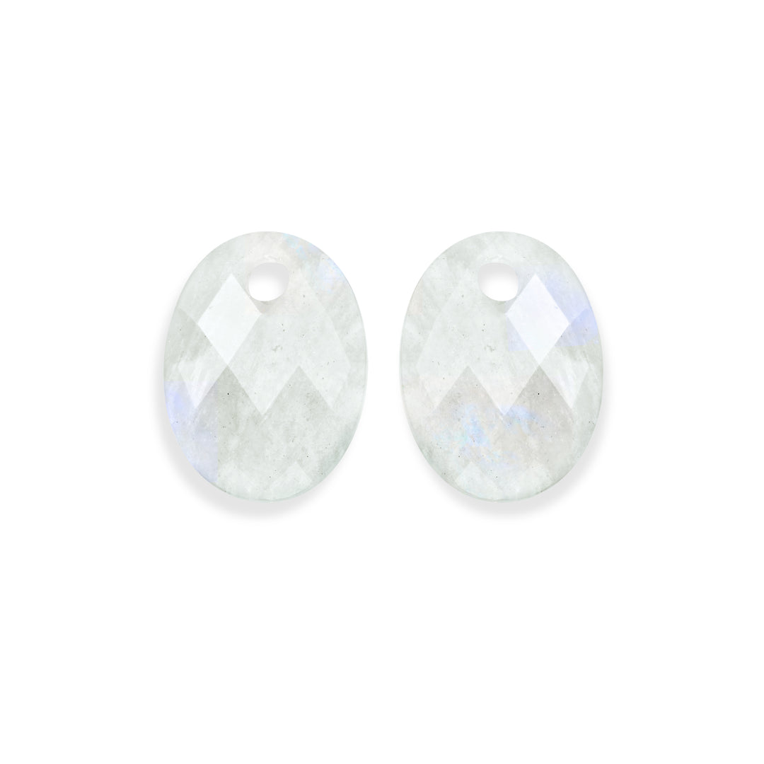 Moonstone Medium Oval Earring Gemstones