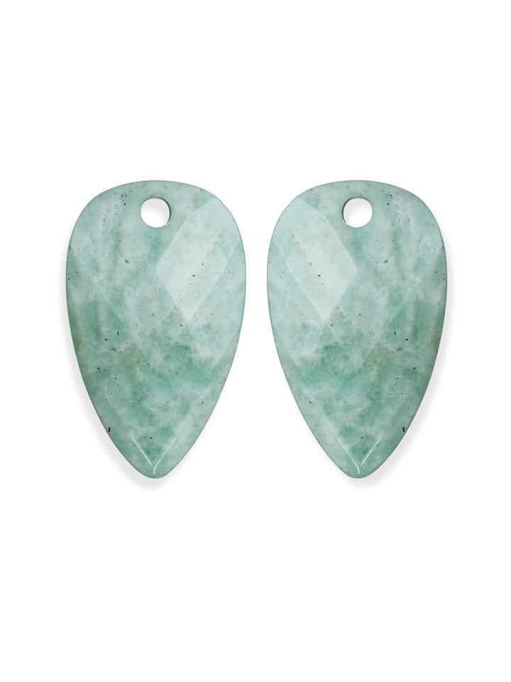 Rich Green Amazonite Blossom oorbel edelstenen