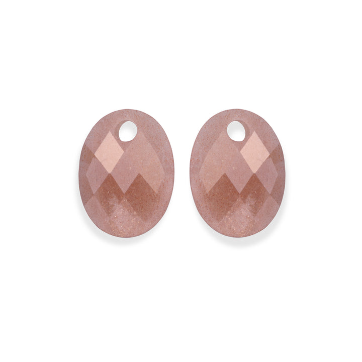 Sunstone Medium Oval Earring Gemstones
