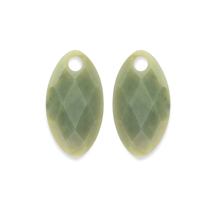 Southern Jade Leaf Earbel precious stones