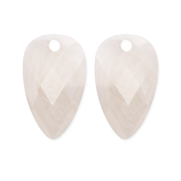 Mother of Pearl - Blossom Earring Gemstones