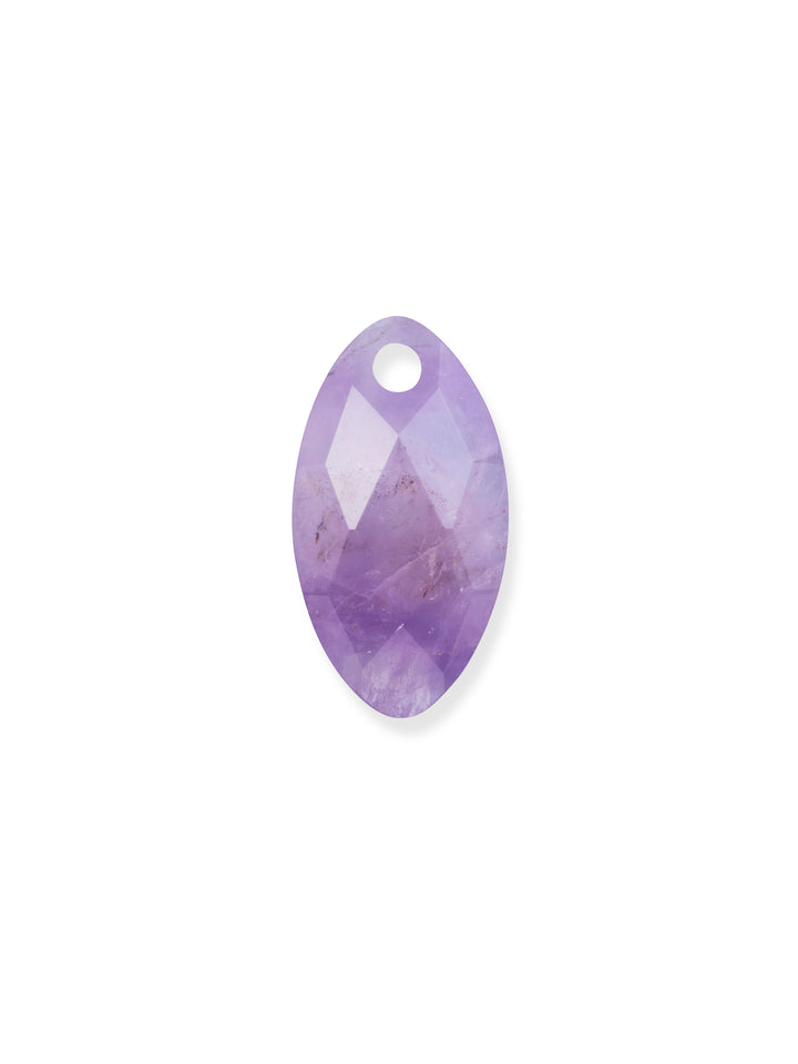 Amethyst Leaf ketting edelsteen