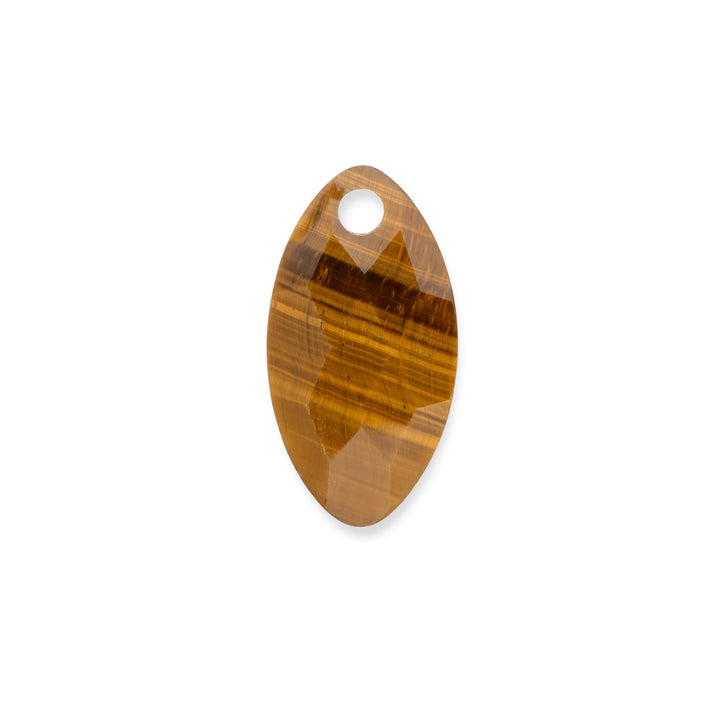 Tiger Eye Leaf ketting edelsteen