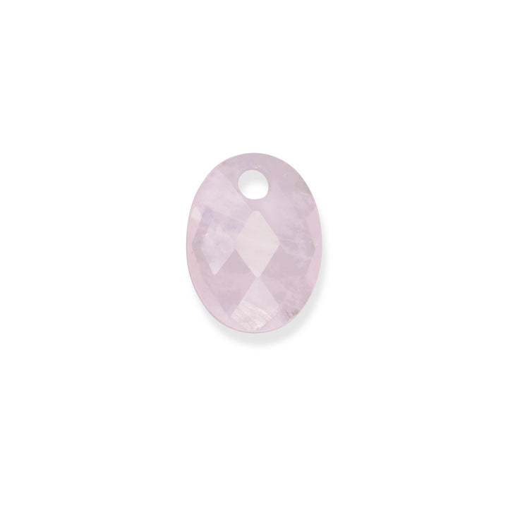 Rose Quartz Medium Oval Necklace Gemstones