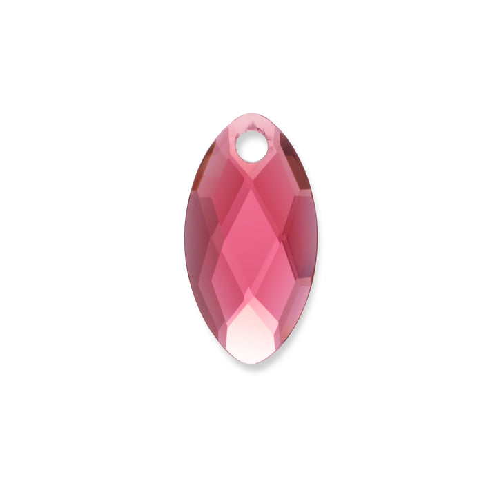 Fuchsia Quarzblattkette Edelstein