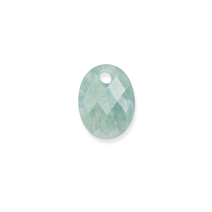 Rich Green Amazonite Medium Oval Necklace Gemstones