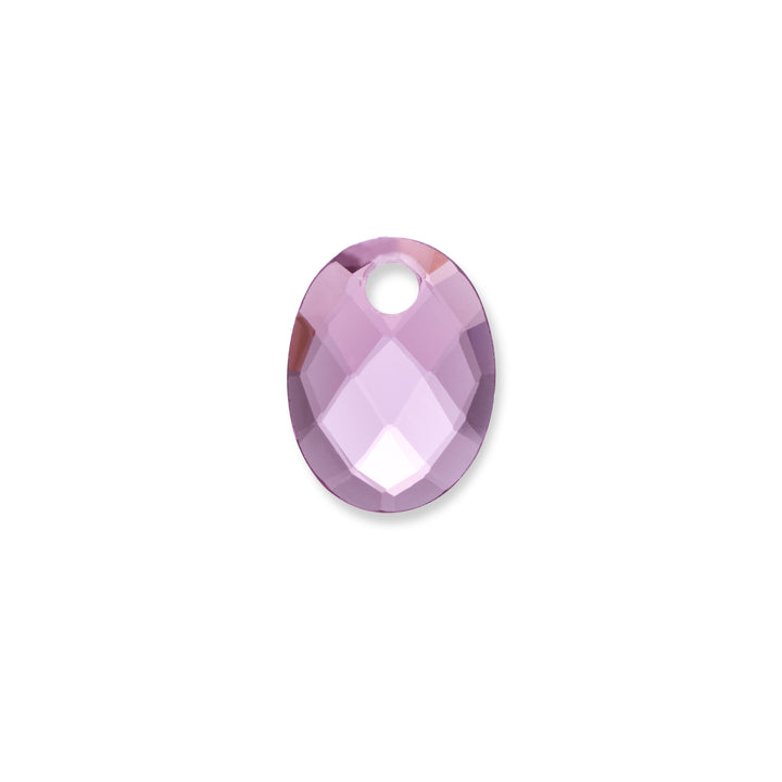 Aubergine Quartz Collier ovale moyen Pierre fine