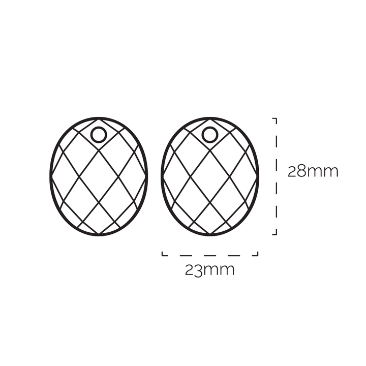 Southern Jade Großer Oval Ohrringe-Edelsteine