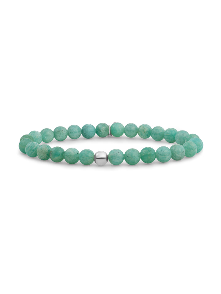 Rich Green Amazonite Saturn large armband