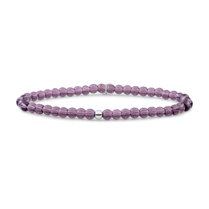 Aubergine Quartz Saturn Small Bracelet