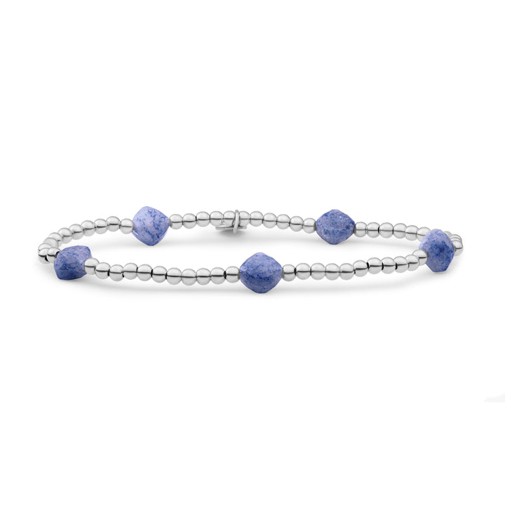 Blue Aventurine Cushion Cut bracelet