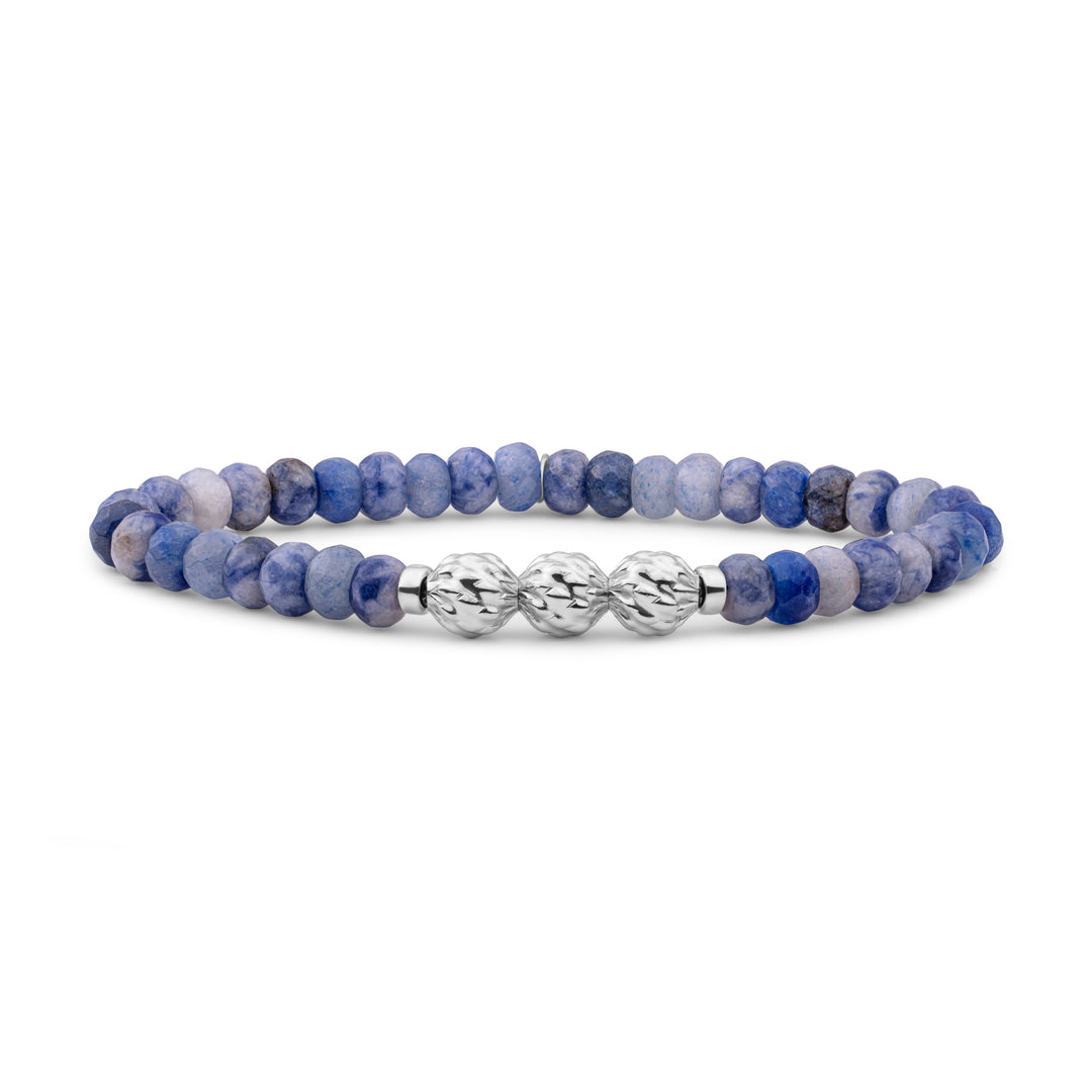 Blue Aventurine Fuse Beads Bracelet