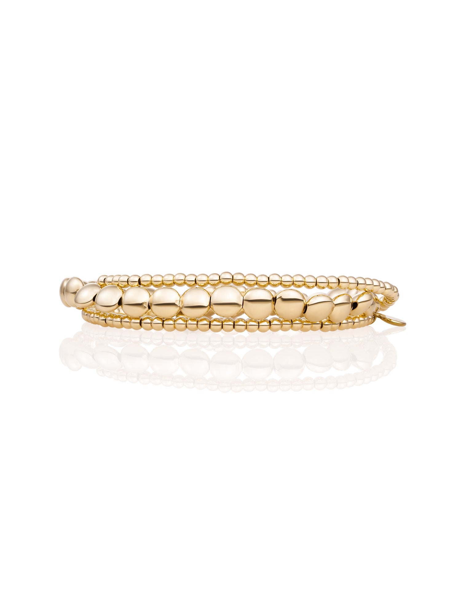 Bubble Beads Saturn Armbanden Set Goud - Sets