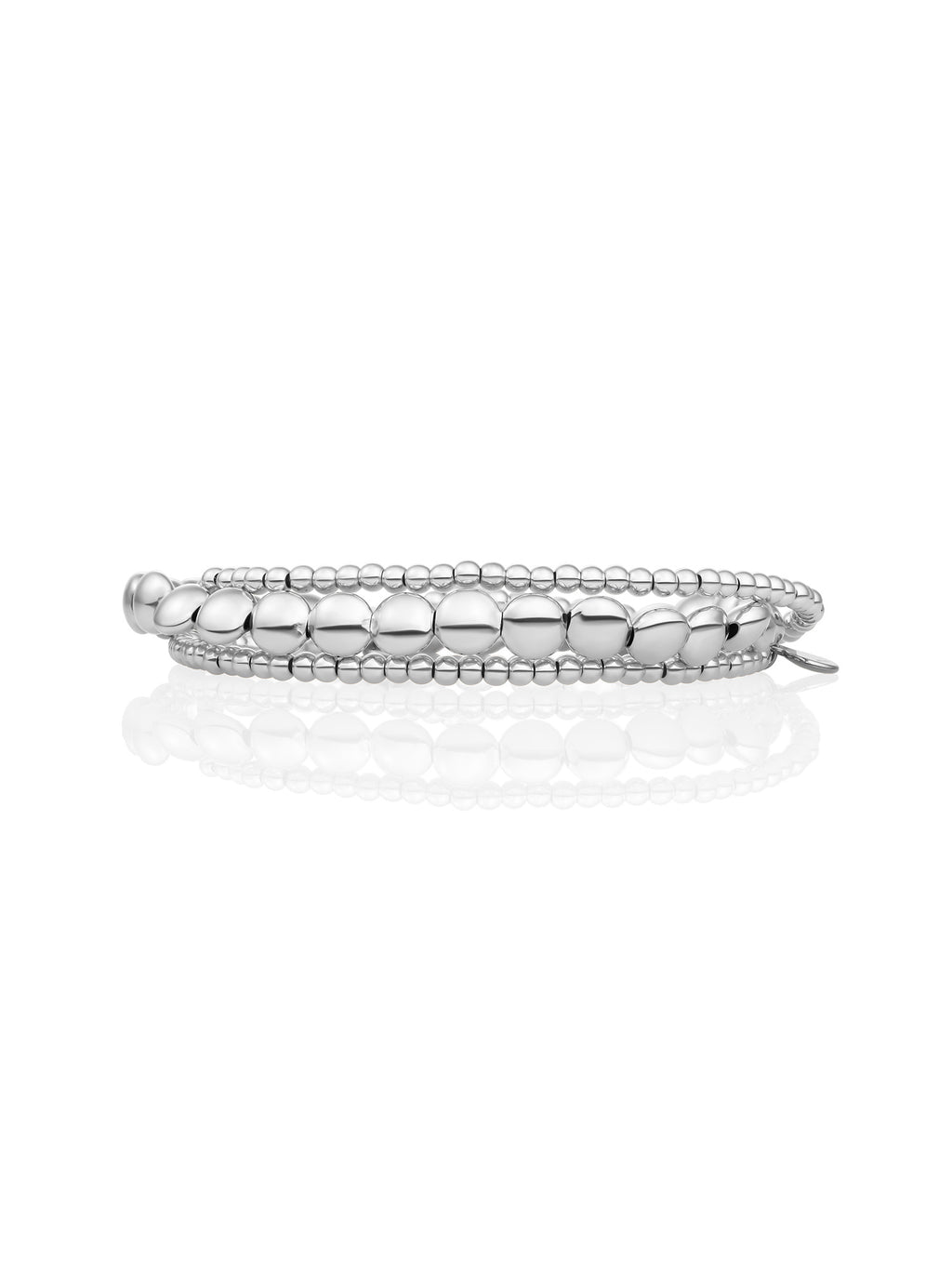 Bubble Beads Saturn Armbanden Set Zilver - Sets