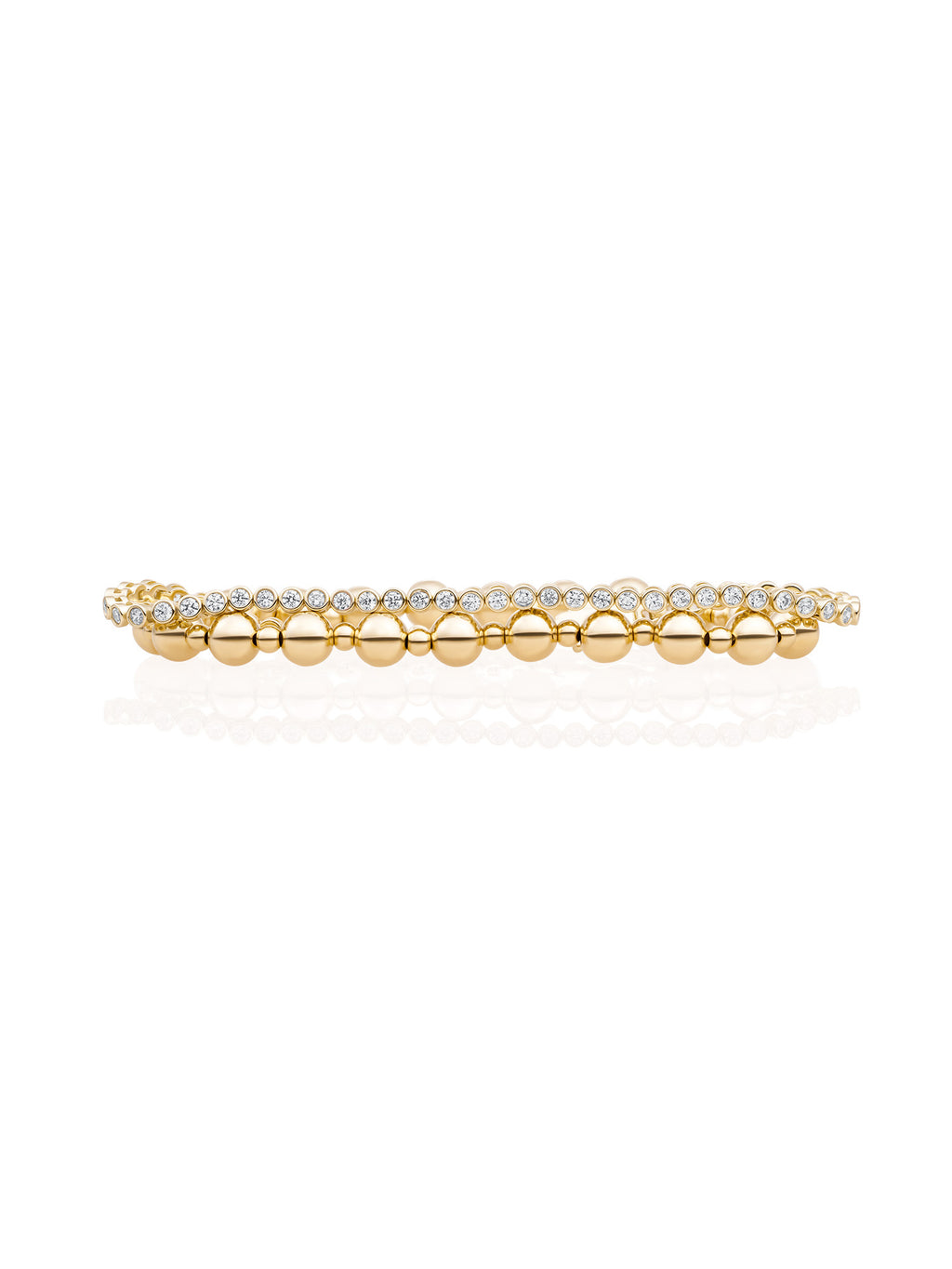 Tennis Bracelet Interstellar Armbanden Set Goud - Sets