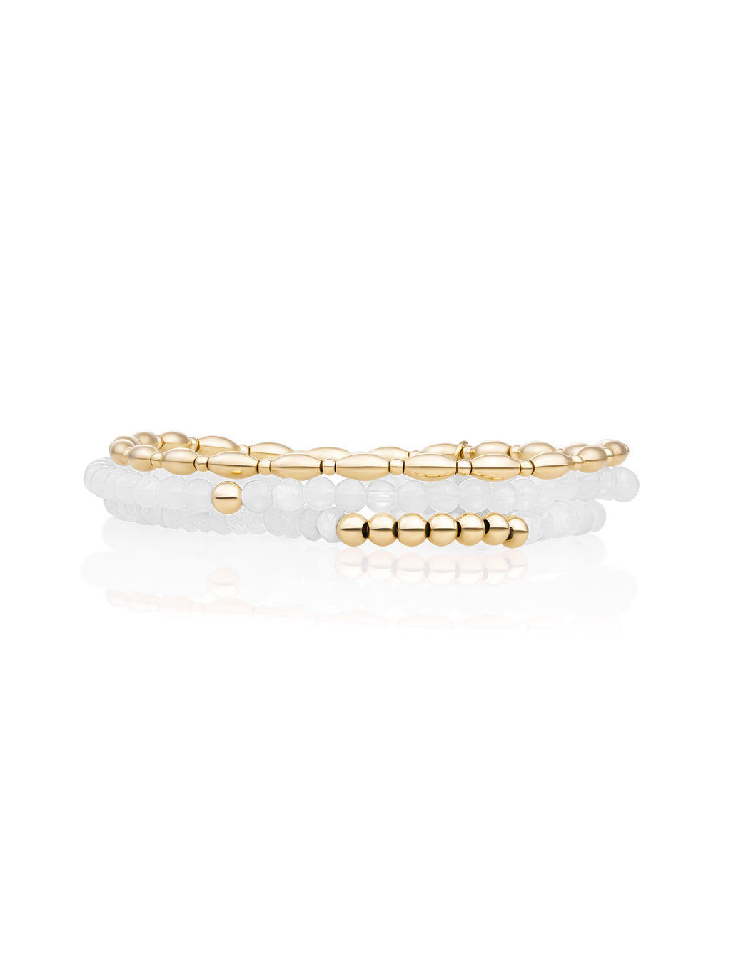 Moonstone Reverse Universe Armbanden Set Goud - Sets