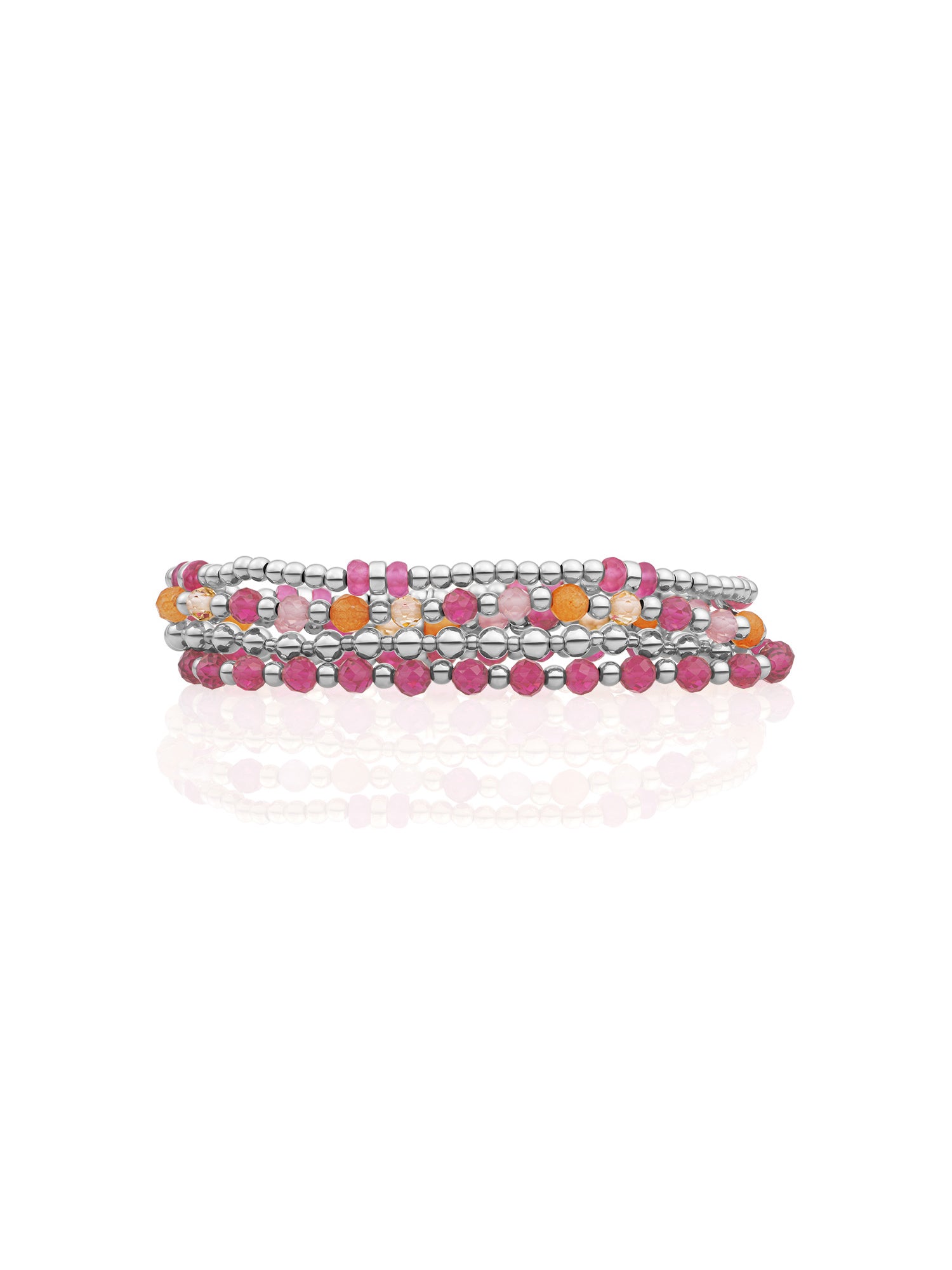Candy Jade Mix Interstellar Armbanden Set Zilver - Sets