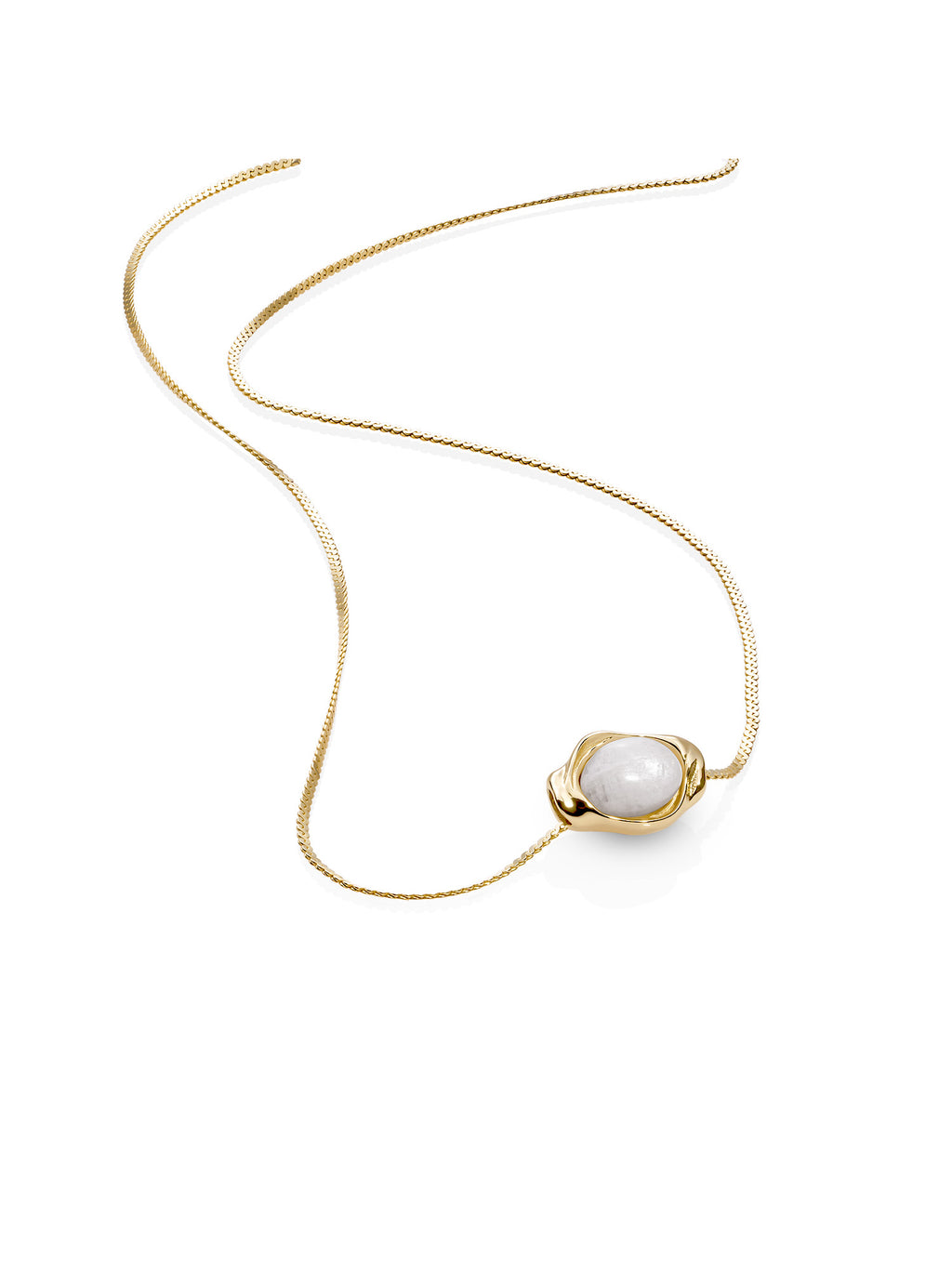 Moonstone Flow Serpentine Chain Ketting Set Goud - Sets
