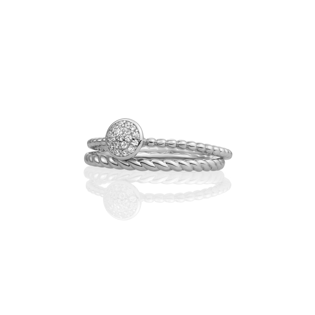 Essentials Additional Rings Stack | Silver