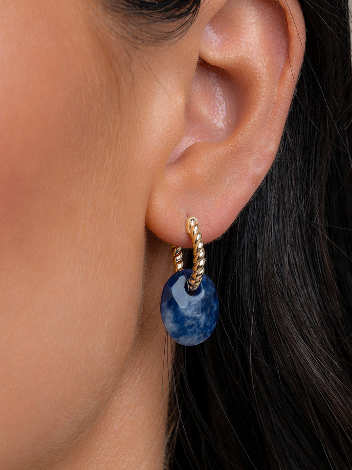 Twist earrings Gold Plated