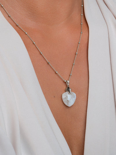 Pyramid Edge Pendant Silver