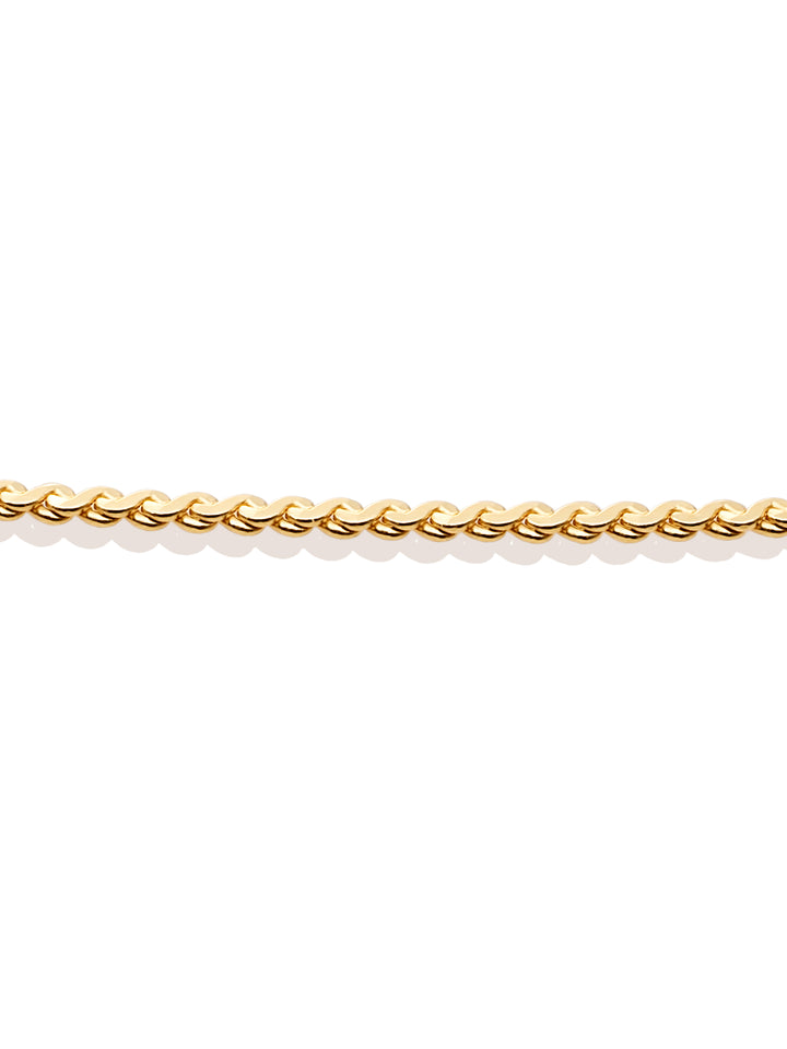 Serpentine ketting | Goudkleurig