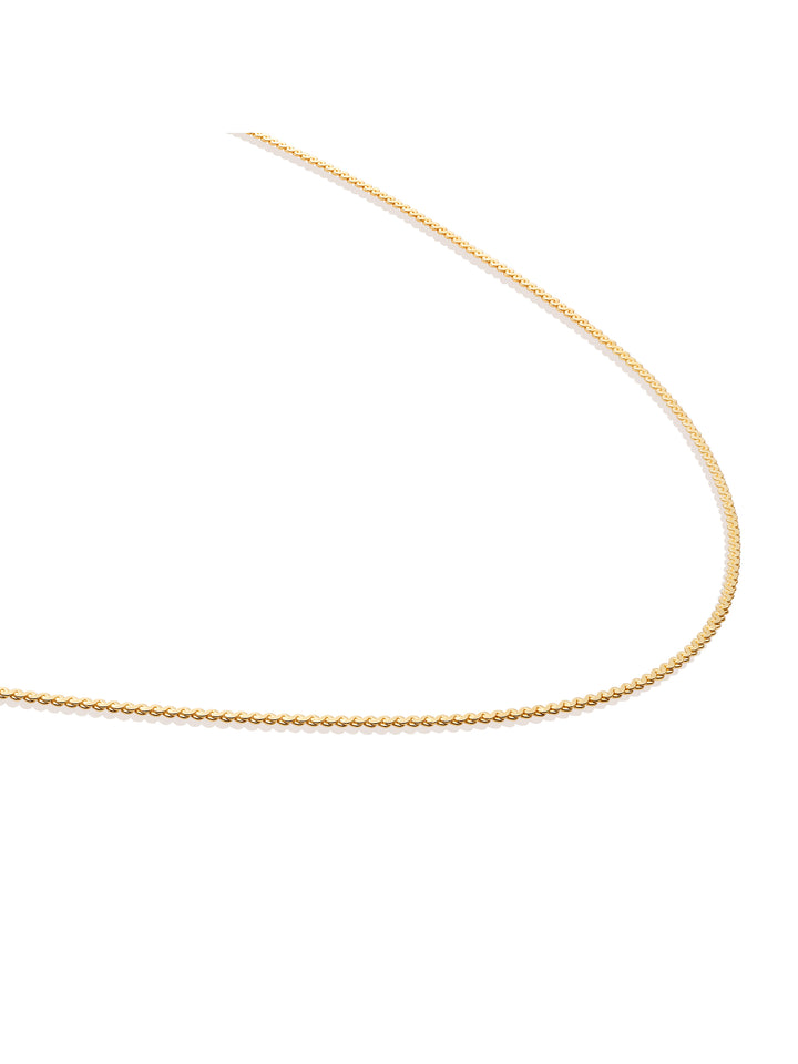 Serpentine ketting | Goudkleurig