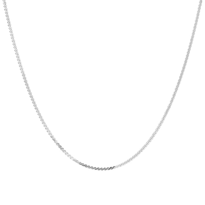 Serpentine necklace | Silver