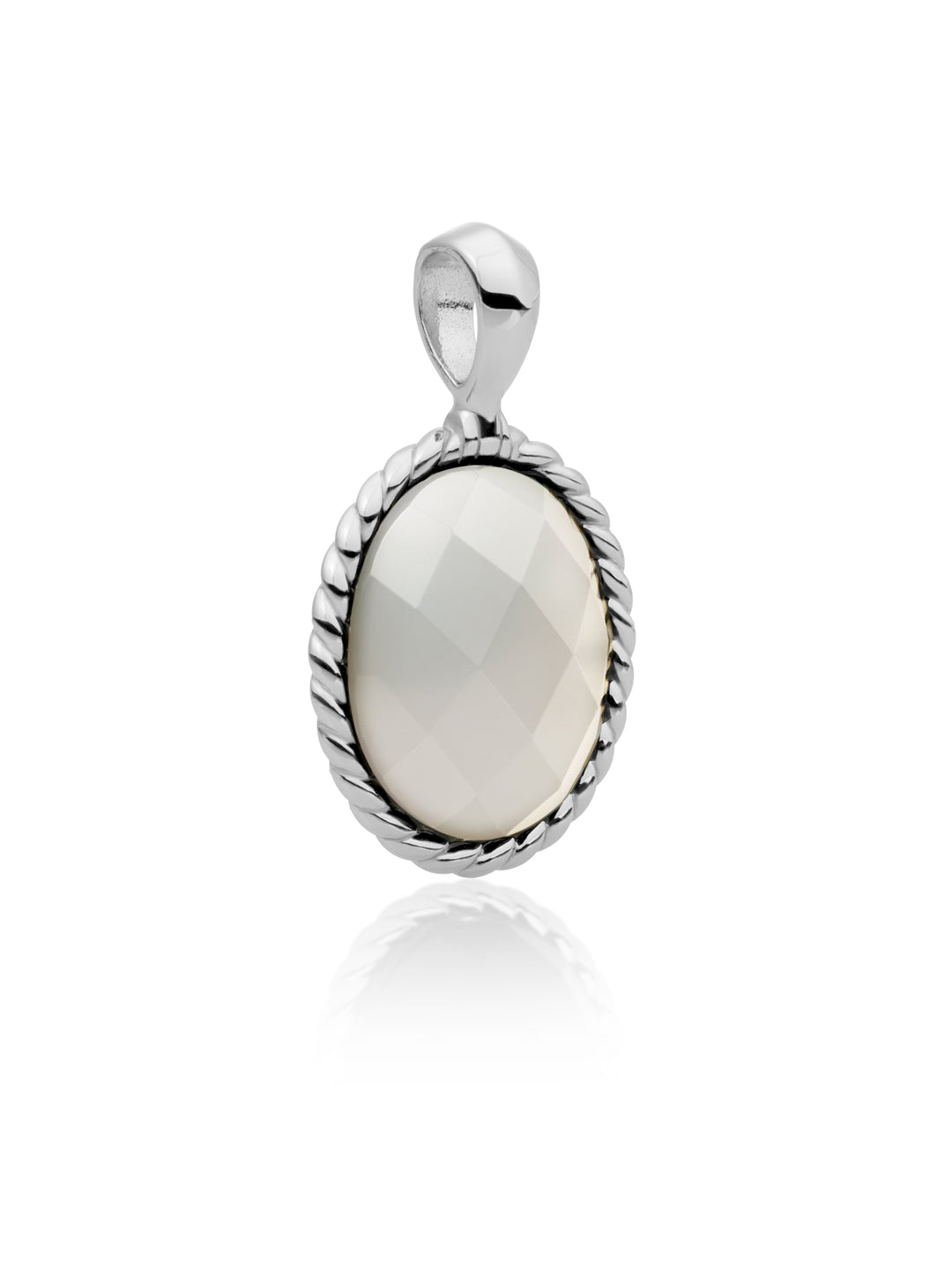 Twist pendant - Mother of Pearl