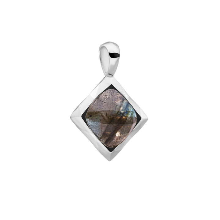 Cushion Cut Pendant | Labradorite