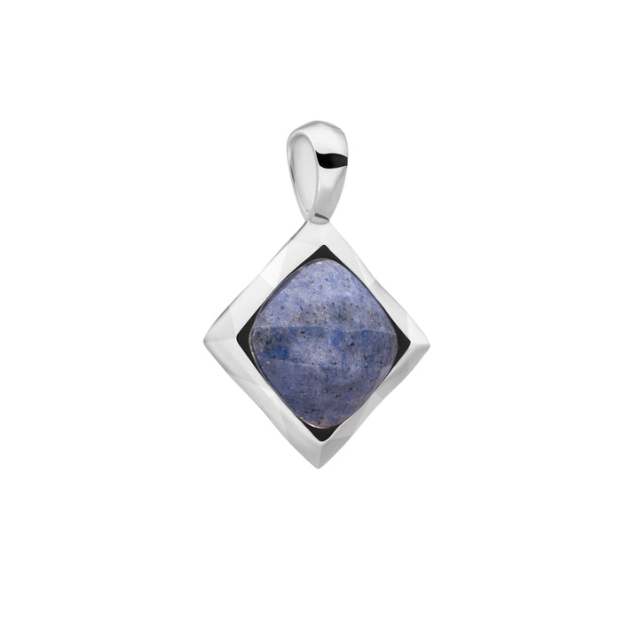 Cushion Cut Anhänger | Blue Aventurine