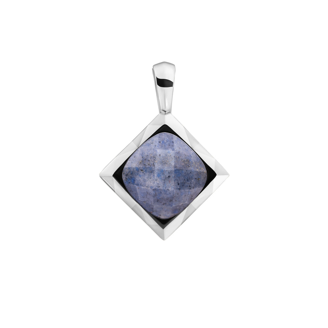 Cushion Cut Anhänger | Blue Aventurine