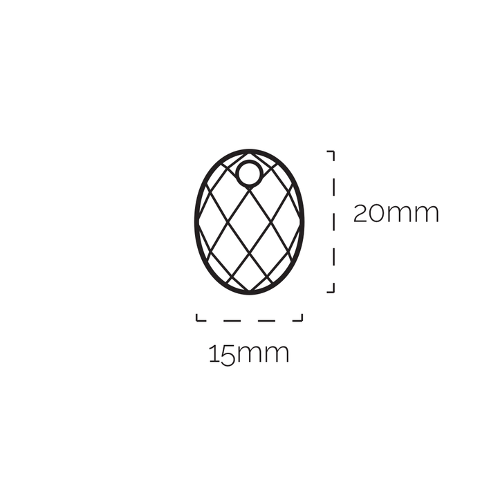 Sonnensteine ​​Medium Oval Halskette Edelstein