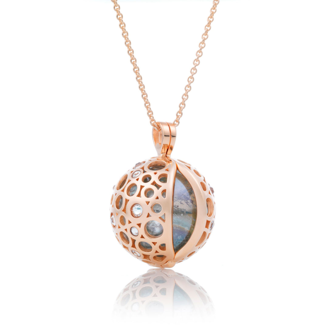 Galaxy - Crystal gepolijst, 20mm pendant - Sparkling Jewels