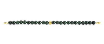 Goldstone Green Orbit Bracelet with Clasps - 6MM - Sparkling Jewels