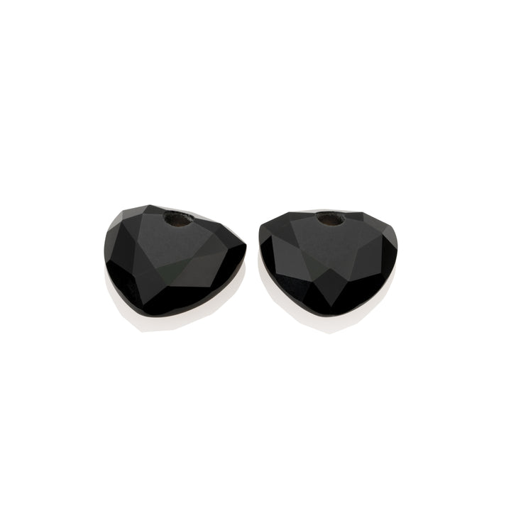 Onyx Trillion Cut Earring Gemstones