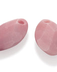 Pink Rhodonite Leaf oorbel edelstenen