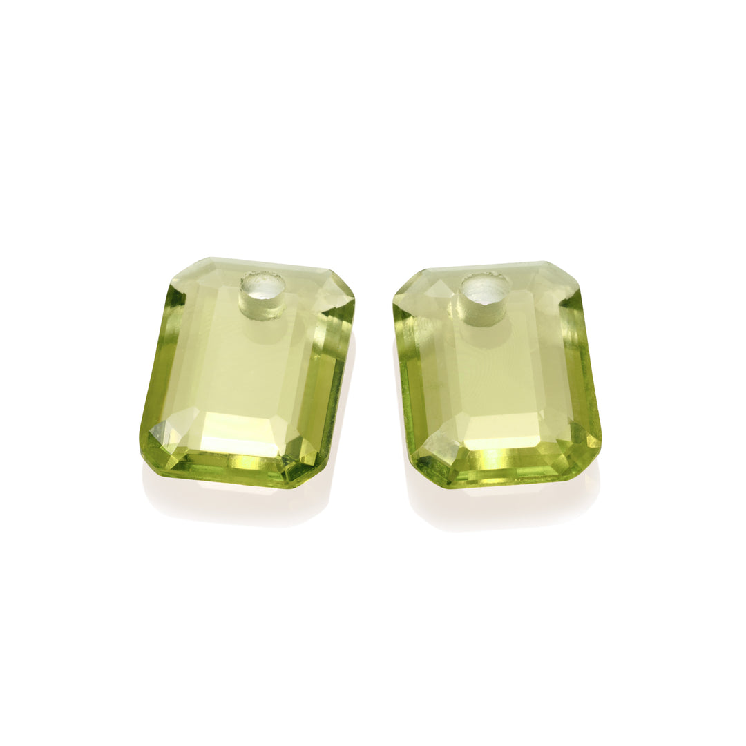 Lemon quartz edelstenen voor aan oorbellen van Sparkling Jewels 