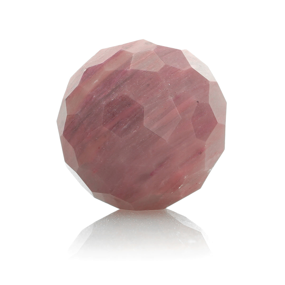 Pink Rhodonite - 14mm gefacetteerd